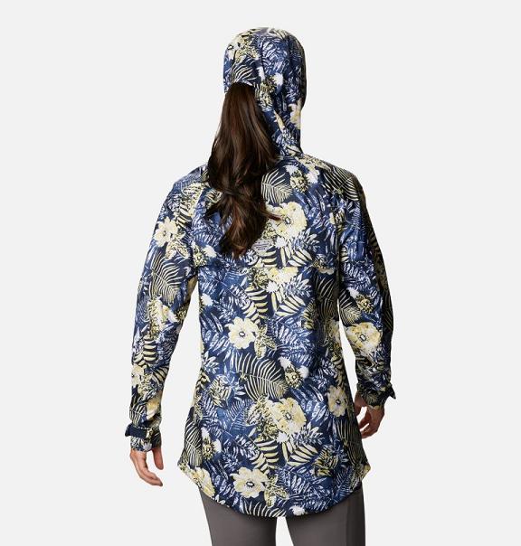 Columbia Tidal Spray II Windbreaker Navy For Women's NZ40518 New Zealand